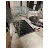 Large Metal Portable Folding Dog Cage