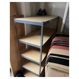 Nice Sturdy Metal and Wood Shelving Unit