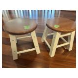 (2) Small Childs Stools