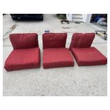 (3) Outdoor Chair Cushions