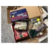Assorted Golf Balls and Accessories