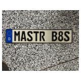 Euro License Plate