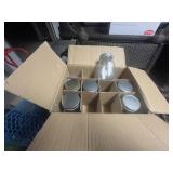 (6) Mason Jars with lids