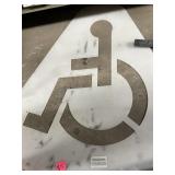 Disabled Parking Stencil