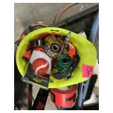 Hard hat with msc items