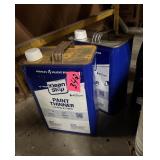 Two Containers of Paint Thinner