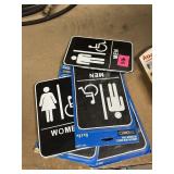 Bathroom Plackards