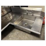 Sink with shelf