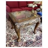 Beautiful End Table Carved