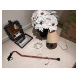 Lamp, Cane, Contents Of Picture