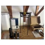 Contents Of Picture, Small Table, Flashlight,