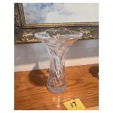 Glass Swirling Vase