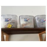 Three Totes With Contents