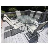 Glass Table With Six Chairs