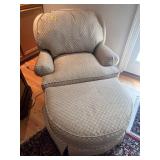 Reading Chair With Ottoman