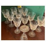 (12) Waterford Glasses