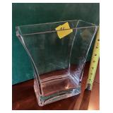 Rectangular Glass Vase