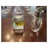 Clock And Glass Lighter.