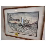 Nautical Numbered Print 150/300
