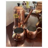 Copper Tea Set