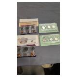 1979 and 1980 dollar souvenir sets 1986 and 1988