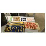 Vintage Pennsylvania License Plates And Gas