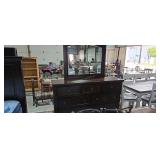 Large Modern Dresser With Mirror Beveled 65 In