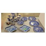 Vintage Blue Willow China