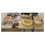 Books games puzzles agate coffee pot elephant
