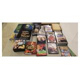 Lot of DVDs Atlas etc as shown