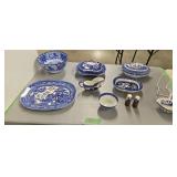 Vintage Blue Willow China