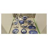 Vintage Blue Willow China