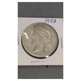 1923 Peace Silver Dollar