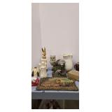 Vintage Covered Wagon Wall Plaque Whiskey