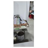Halogen lights safety glasses milk stool Black &