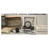 Clock Christmas Figures Light Stethoscope Etc As
