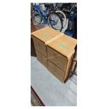 Pair Of Wooden Two-drawer File Cabinets