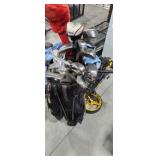 Golf Clubs With Rolling Golf Cart