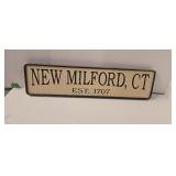 New Milford Connecticut Sign 24 In Long