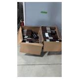 Two Boxes Of Vhs Tapes