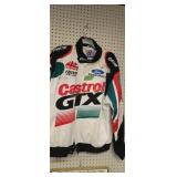 John Force Castrol Gtx Racing Jacket Autographed