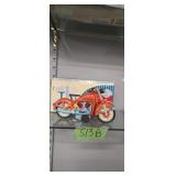 1950s Tin Harley-davidson Motorcycle In The Box
