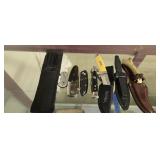 Hunting Knives And Pen Knives As Shown