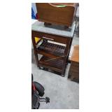 Roll Around Cart With Granite Top