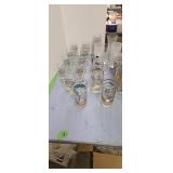 Vintage Advertising Glasses And Mugs As Shown