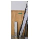 Fishing Rod Baseball Bat Metal Drapery Rod And