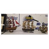 Wooden Boat Models 11 Inches Long To 17 In Long