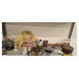 Wooden Spice Box Printers Blocks Cabbage Patch