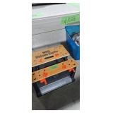 Black & Decker workmate located under table