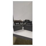 Four ammo boxes one is metal